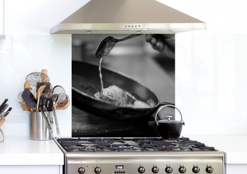 Crédence Chef en cuisine 2