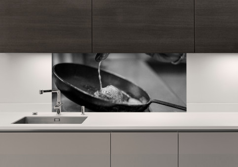 Crédence Chef en cuisine 2