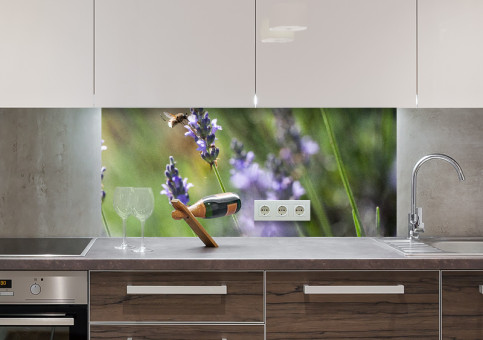 Crédence Les fleurs de la lavande