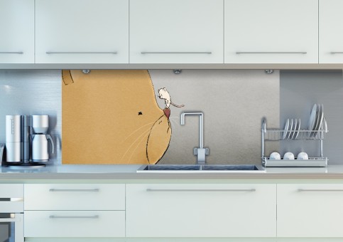 Crédence Chat et souris