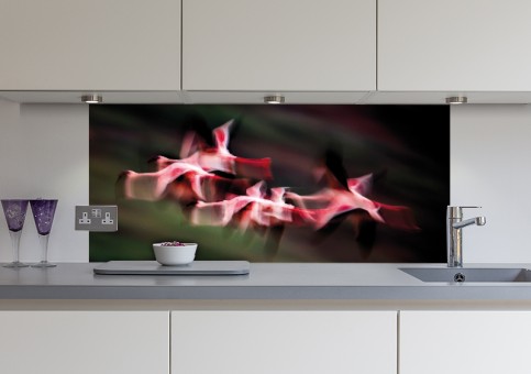 Crédence Vol de flamands