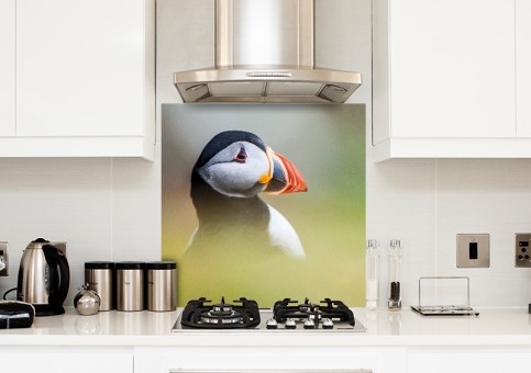 Crédence Portrait de macareux