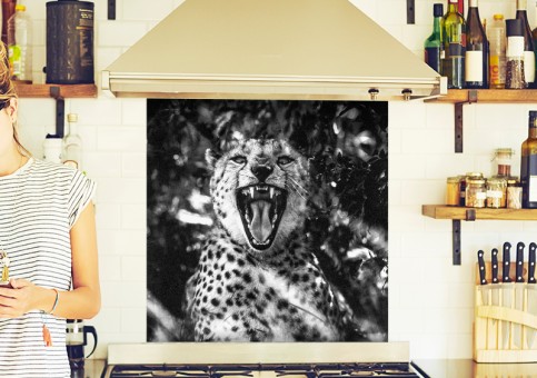 Crédence Portrait de Guépard 