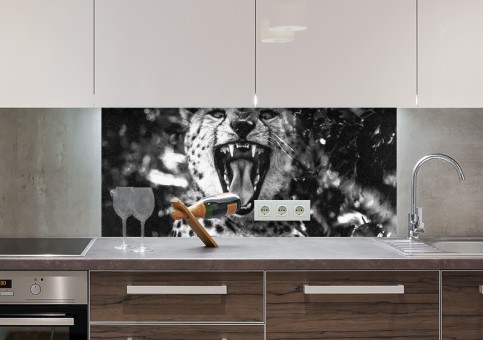 Crédence Portrait de Guépard 