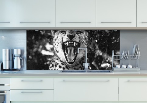 Crédence Portrait de Guépard 