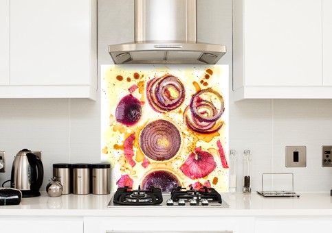 Crédence Oignons rouges