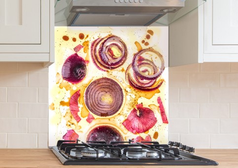 Crédence Oignons rouges