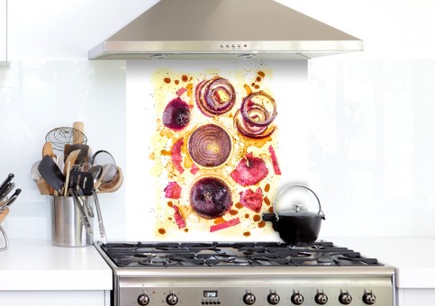 Crédence Oignons rouges