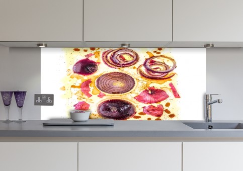 Crédence Oignons rouges