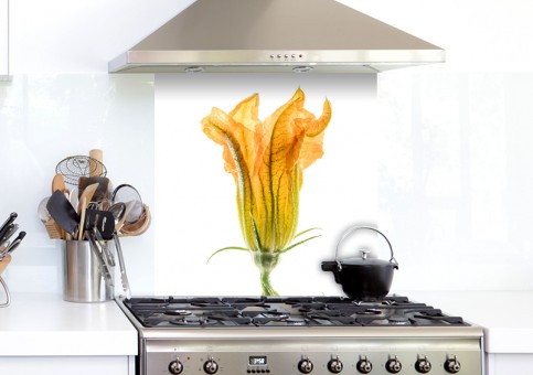 Crédence Duo de fleurs de courgette
