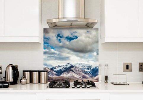 Crédence Montagnes et nuages