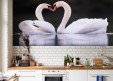 Habillage mural Coeur de cygne