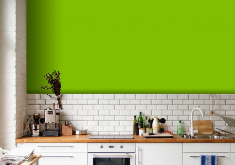 Habillage mural Citron vert