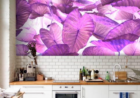 Habillage mural Feuilles