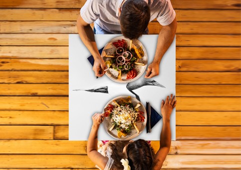 Plateau de table personnalisé Fou de Bassan 3