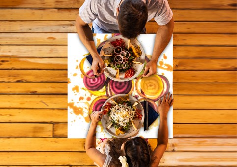 Plateau de table personnalisé Betteraves