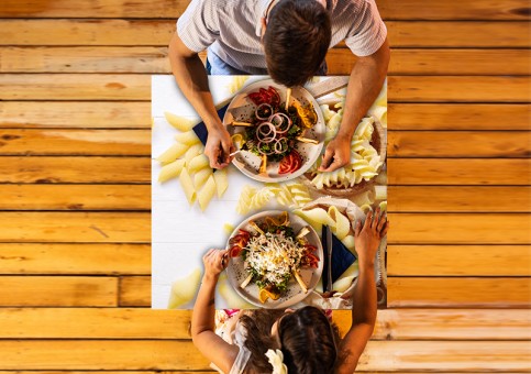 Plateau de table personnalisé Pasta