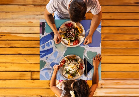 Plateau de table personnalisé Mosaà¯que 2