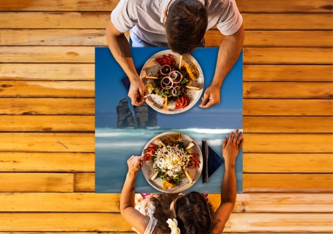 Plateau de table personnalisé Les Aà§ores