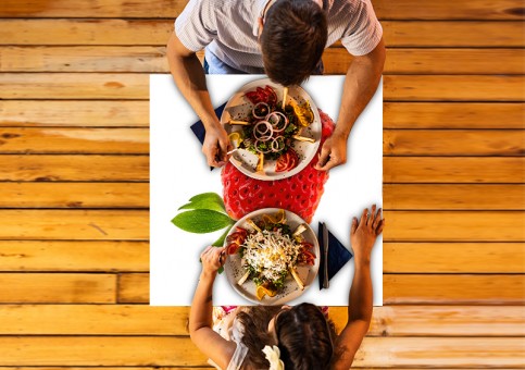 Plateau de table personnalisé Fraise