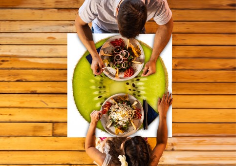 Plateau de table personnalisé Kiwi