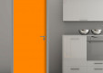 Habillage de porte Orange