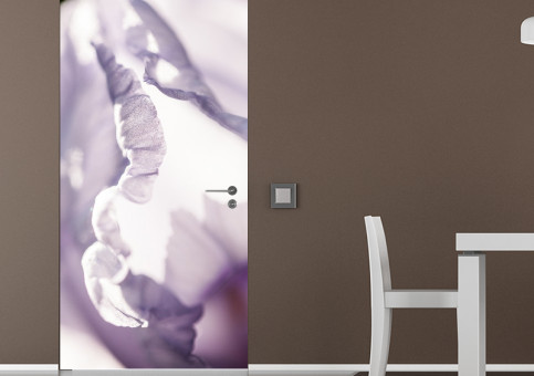 Habillage de porte Pétale d'iris