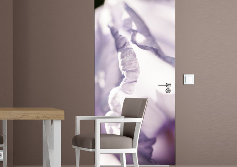 Habillage de porte Pétale d'iris