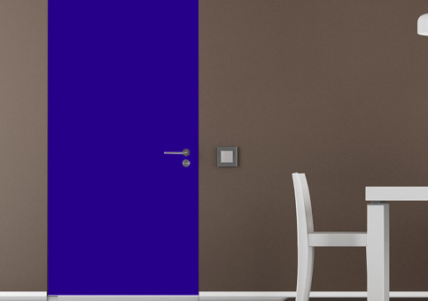 Habillage de porte Bleu Nuit