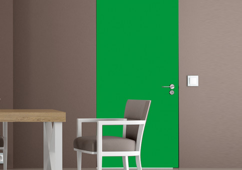 Habillage de porte Herbe