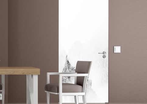 Habillage de porte Chamois