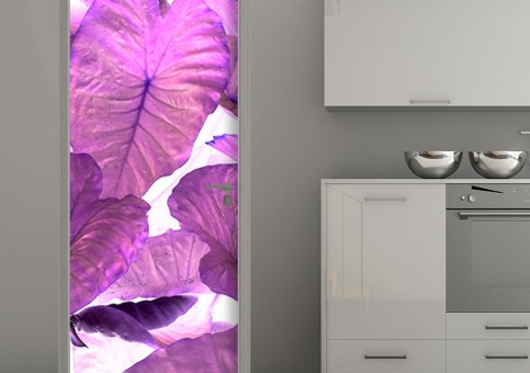 Habillage de porte Feuilles