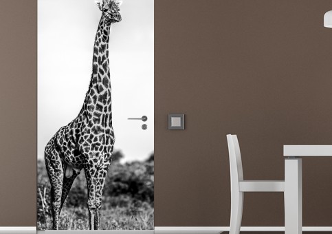 Habillage de porte Girafe