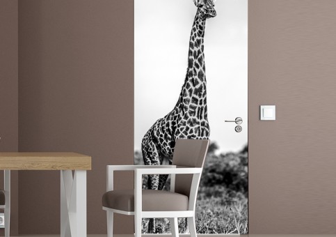 Habillage de porte Girafe