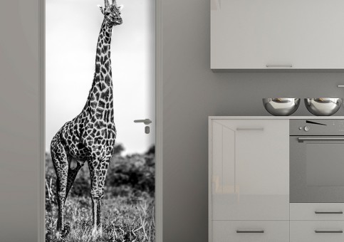 Habillage de porte Girafe