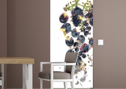 Habillage de porte Raisin Célestin grappe
