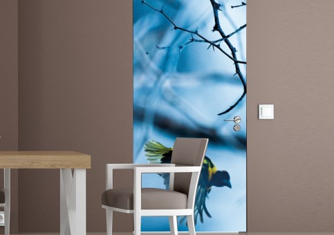 Habillage de porte Oiseau Tisserin