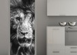 Habillage de porte Portrait lion