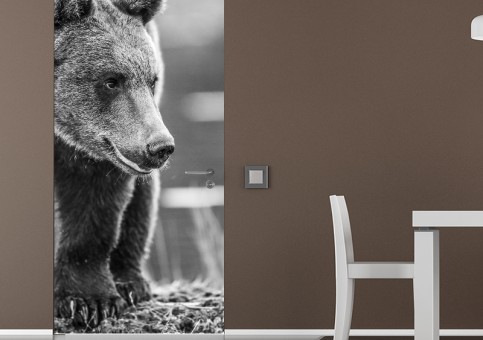 Habillage de porte Ours
