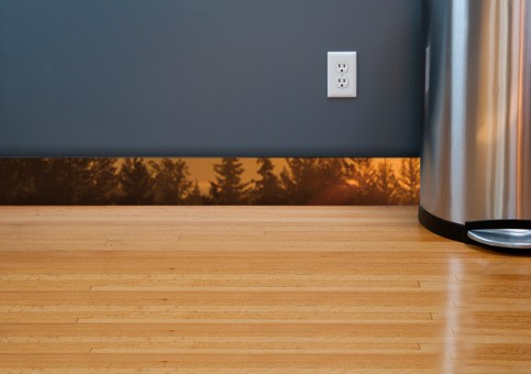 Plinthes personnalisées coucher de soleil