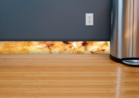 Plinthes personnalisées Pommes en carpaccio